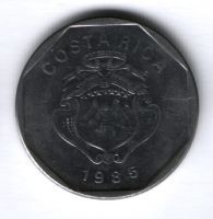 10 колонов 1985 г. Коста-Рика