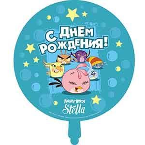 Шар гелиевый, фольгированный ANGRY BIRDS STELLA