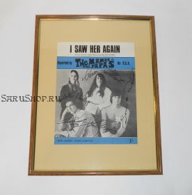 Автографы: The Mamas & the Papas. Ранний состав. 1966 год. Редкость
