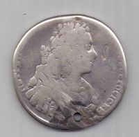 1 рубль 1728 г. Петр ll