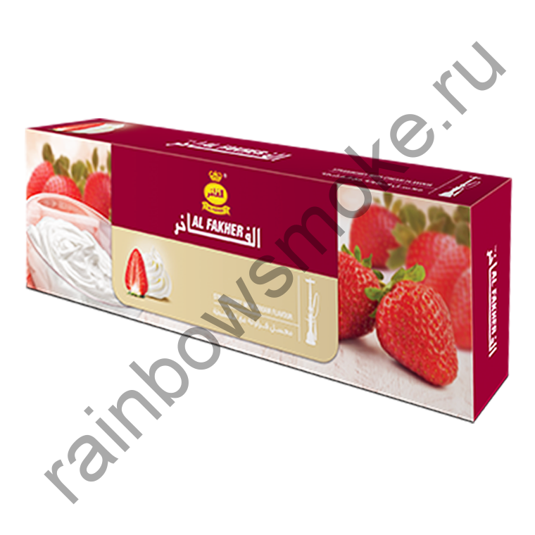 Al Fakher блок (10х50гр) - Strawberry with Cream (Клубника со Сливками)