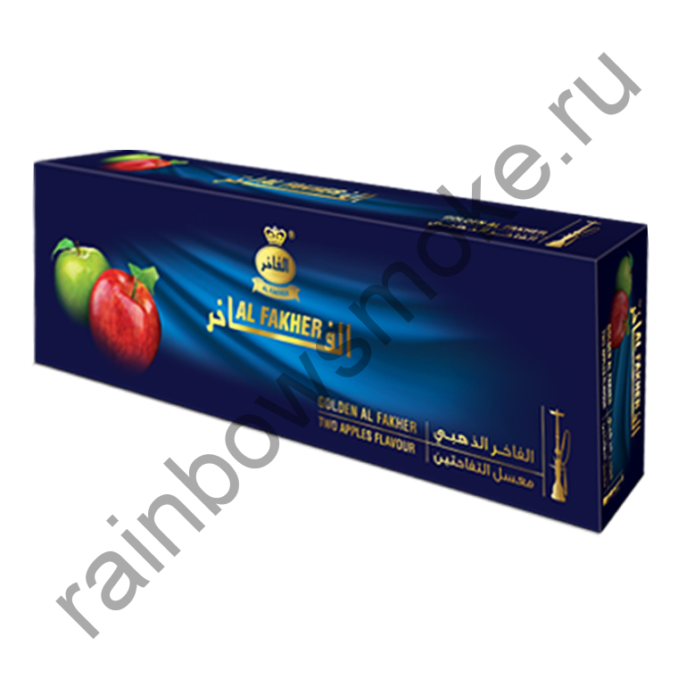 Al Fakher Golden блок (10х50гр) - Two Apple (Двойное Яблоко)