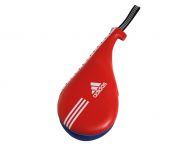 Ракетка для тхэквандо двойная Adidas Maya Double Target Mitt ADITDT03 красно-синяя