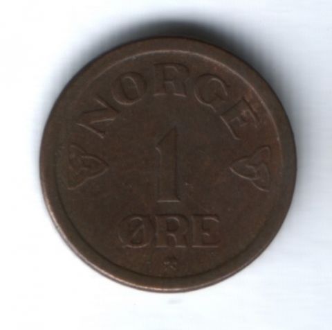 1 эре 1957 г. Норвегия