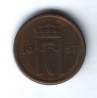 1 эре 1957 г. Норвегия