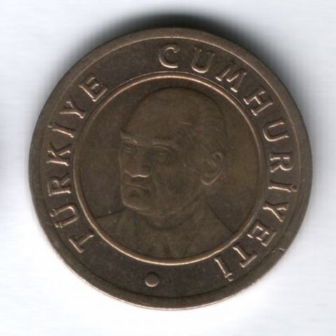 1 лира 2008 г. Турция