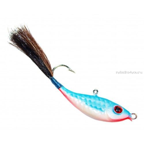 Раттлин SURF с вязанным хвостом из шерсти  разм. 44мм, вес 19гр., цв. 04