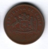 100 песо 1991 г. Чили