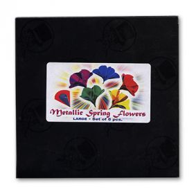 "Весенние цветы" Metallic Spring Flowers (большие, 6 штt) by Vincenzo Di Fatta