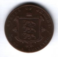 1/26 шиллинга 1841 г. Джерси