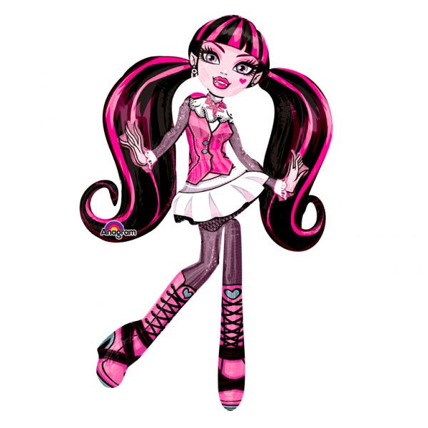 Шар гелиевый, фольгированный Monster High