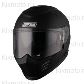 Шлем Simpson Venom, чёрный матовый