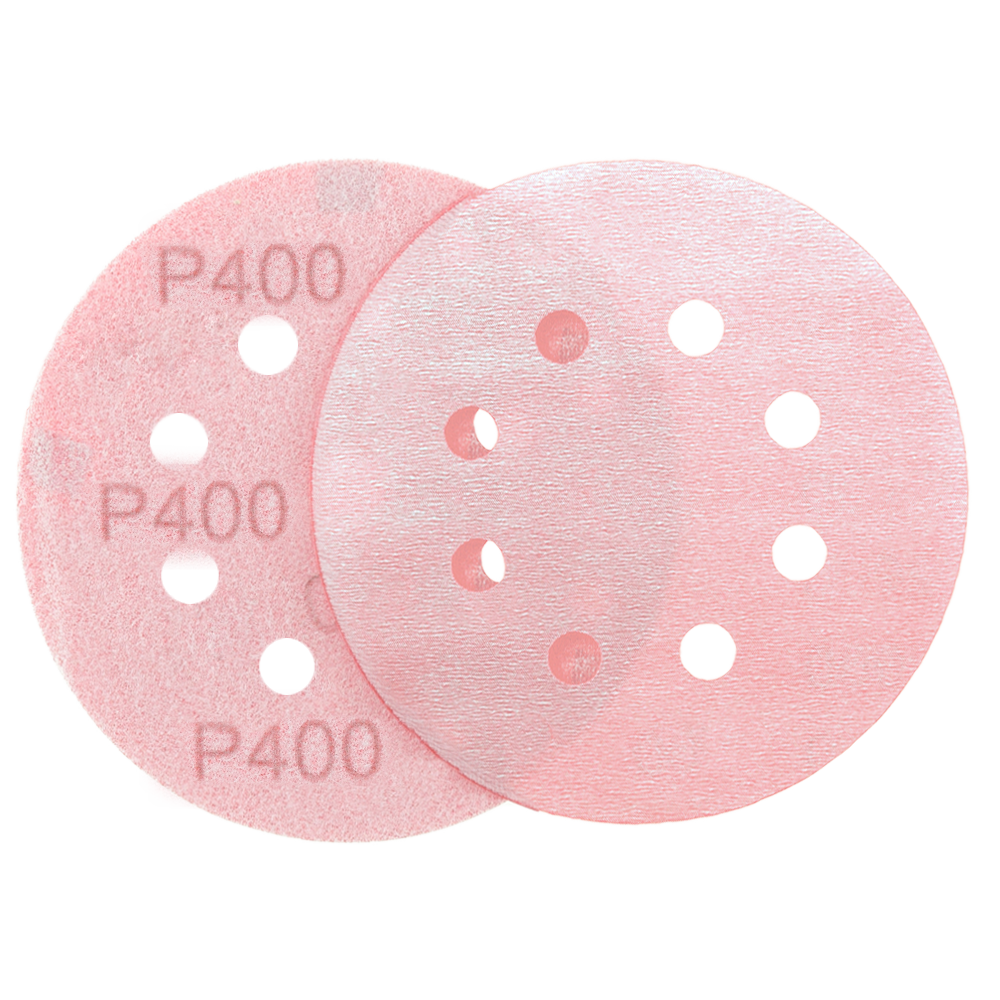Isistem Р400 Абразивный круг IFILM Red ISISTEM, D=125мм, 8 отверстий, (упаковка 100 шт.)