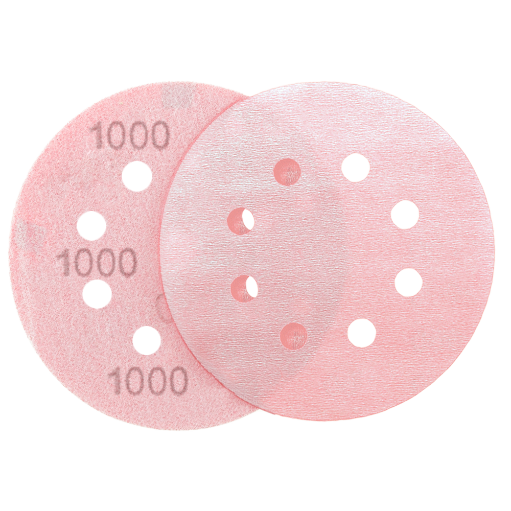 Isistem P1000 Абразивный круг IFILM Red ISISTEM, D=125мм, 8 отверстий, (упаковка 100 шт.)