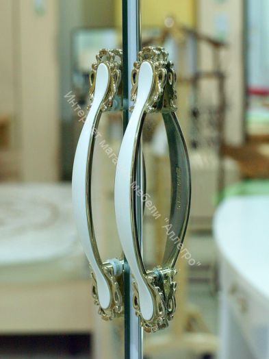 Шкаф для одежды "Виктория" 3-х дверный (с зеркалом) Белый глянец