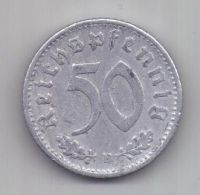50 пфеннигов 1940 г. F. Германия