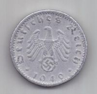 50 пфеннигов 1940 г. F. Германия