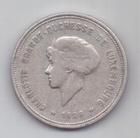 5 франков 1929 г. Люксембург