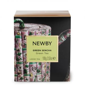 Чай зеленая Сенча Newby Green Sencha в картонной пачке - 100 г (Англия)