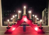 Рождественская горка 7 свечей