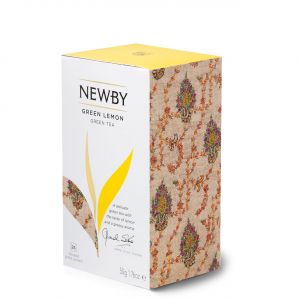 Чай зеленый в пакетиках Зеленый лимон Newby Green Lemon Tea (Англия)