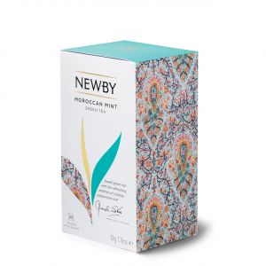 Чай зеленый в пакетиках Марокканская мята Newby Moroccan Mint Green Tea (Англия)