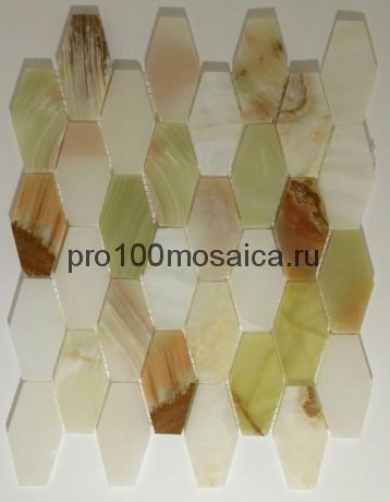 KA30. Мозаика серия Камень Джейд чип 35*70, размер, мм: 250*295*8 (Happy Mosaic)
