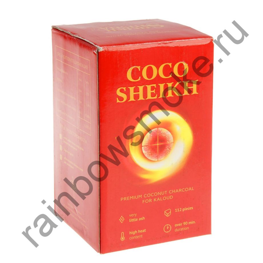 Уголь для кальяна Coco Sheikh Kaloud (112 шт)