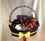 Корзина "Стильная" черная