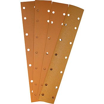 Radex Абразивный материал в полосках, 70мм. x 420мм., 14 отверстий, P360, в упаковке 100шт.