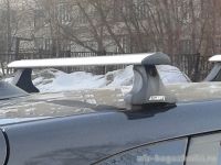 Багажник на крышу Mazda CX-5, Атлант, крыловидные аэродуги