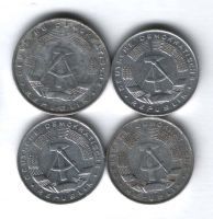 Набор монет Германия 1962-1972 г. 4 шт.