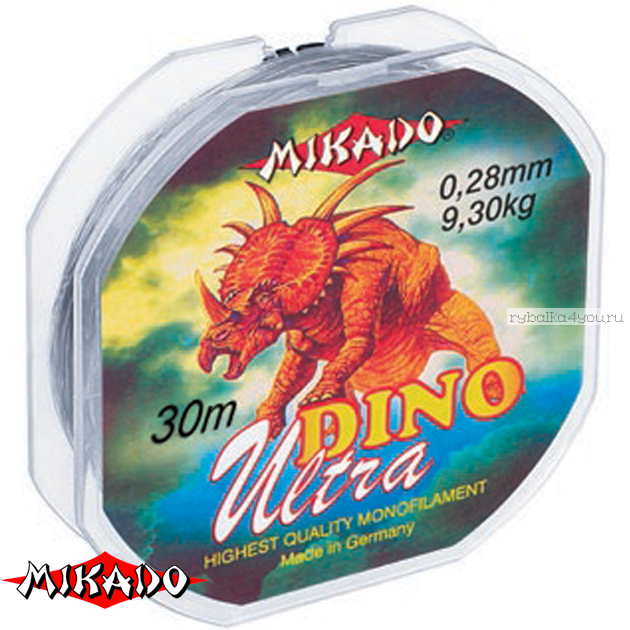 Леска мононить Mikado Dino Ultra 30 м