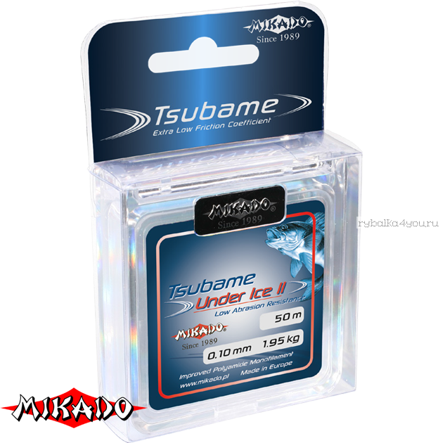 Леска мононить Mikado Tsubame Under Ice II 50 м