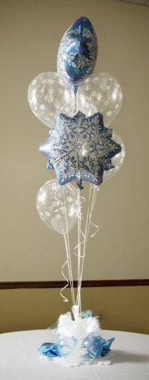 Фонтан со снежинками Фонтан со снежинками