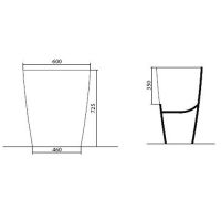 схема пьедестала Disegno Ceramica Tratto 357