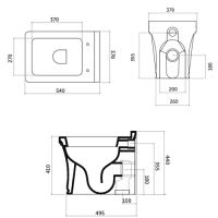 схема унитаза Disegno Ceramica Neo NE002