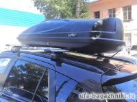 Багажник на крышу Suzuki SX4 2013-... на интегрированные рейлинги Евродеталь, крыловидные дуги