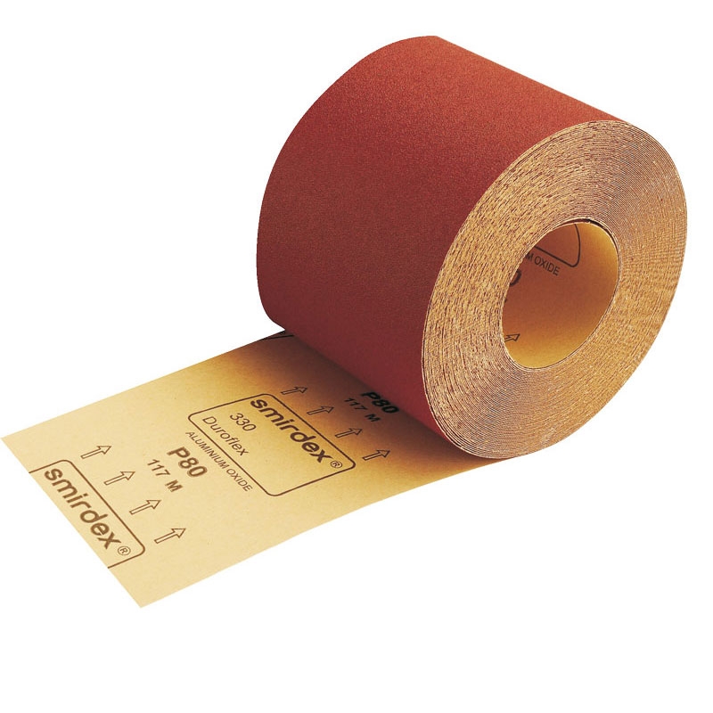 Smirdex Р60 Абразивная бумага в рулоне SMIRDEX 330 Duroflex, 116мм x 25м, (упаковка 1 шт.)