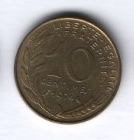 10 сантимов 1974 г. Франция