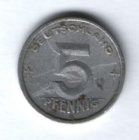 5 пфеннигов 1948 г. Германия ГДР