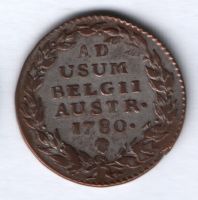2 лиарда 1780 г. Австрийские Нидерланды, AUNC