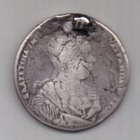 1 рубль 1727 г. Екатерина l