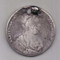1 рубль 1727 г. Екатерина l