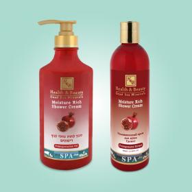 Увлажняющий крем для душа Гранат Health & Beauty (Хелс энд Бьюти) 400 мл