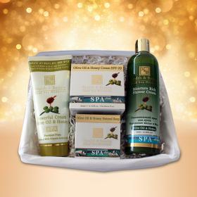 Подарочный набор на основе Оливкового Маслa Health & Beauty (Хелс энд Бьюти)  4 предмета (hb101, hb220, hb293, hb229)