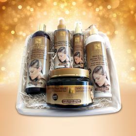 Подарочный набор на основе кератина Health & Beauty (Хелс энд Бьюти) 5 предметов