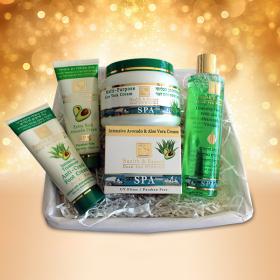 Подарочный набор Авокадо и Алоэ Вера Health & Beauty (Хелс энд Бьюти) 5 предметов