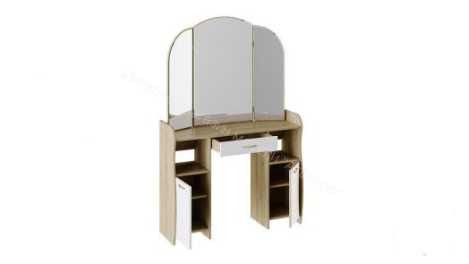 Туалетный столик "София" Т2 Дуб Сонома/Белый