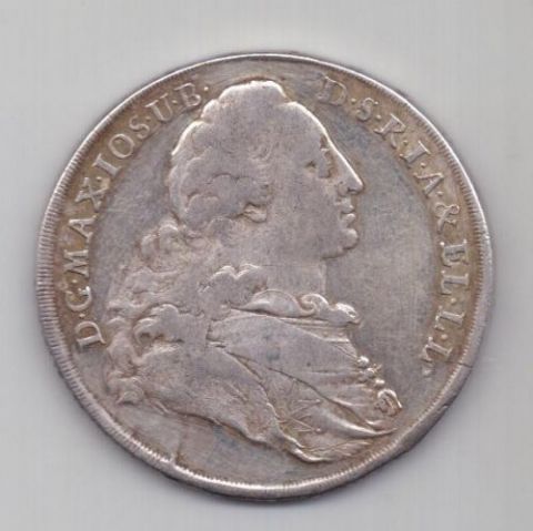 1 талер 1771 г. Бавария. Германия
